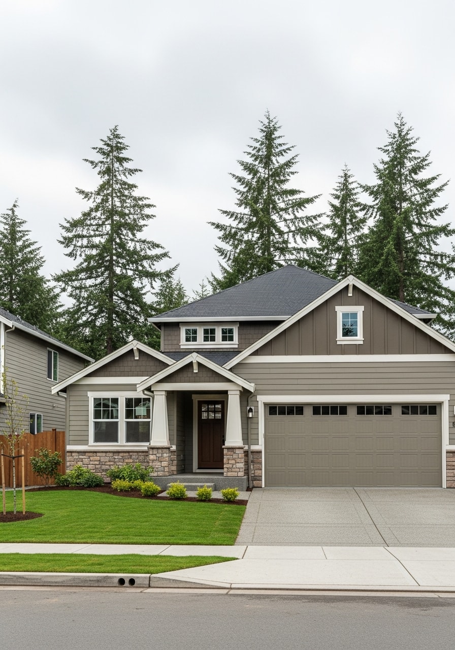 Single-family home in Stanwood with clear exterior and landscaped yard.
